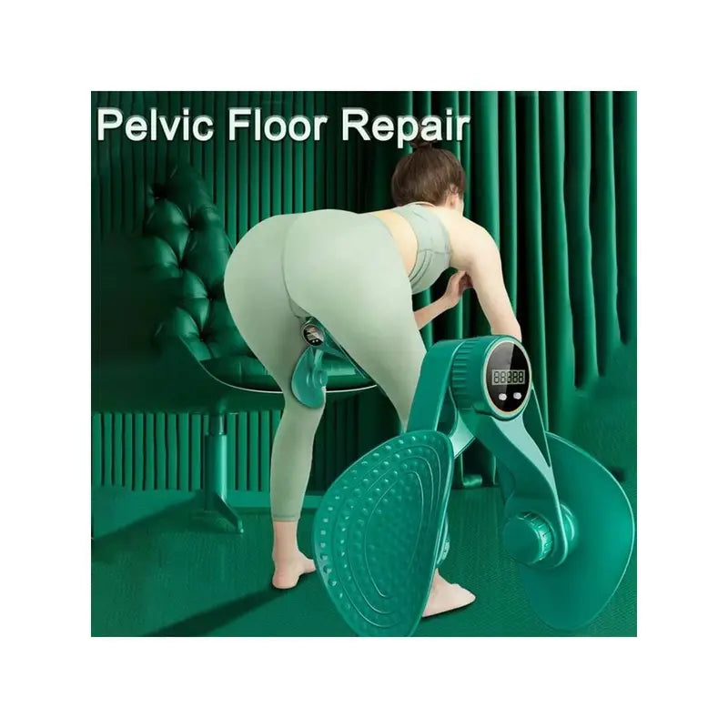 Inner Thigh Exerciser and Pelvic Floor Kegel Trainer with Resistance Bands, 3 Adjustable Intensity Levels